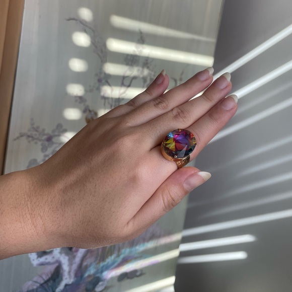 Mystic Swarovski Statement Ring signed by Jean Paul Gaultier - Picture 4 of 8